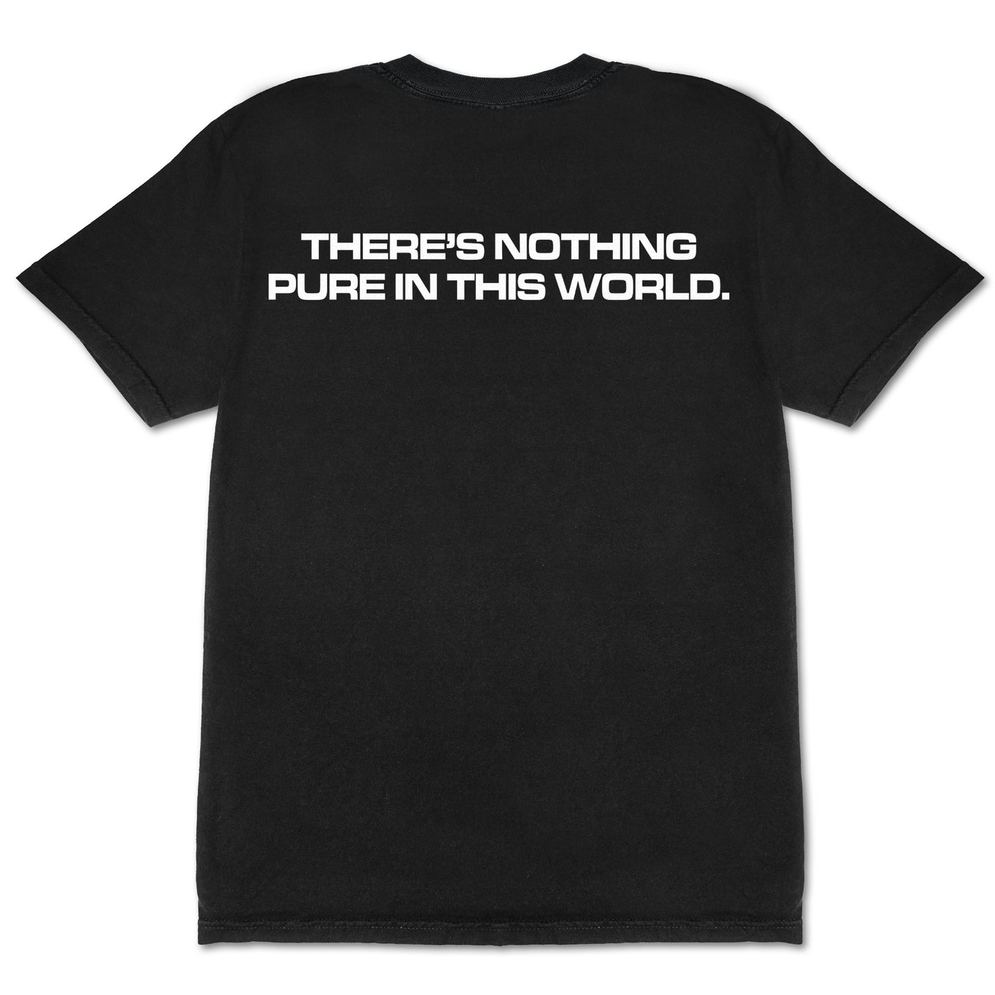 White Wedding Tee - Comfort Colors Black