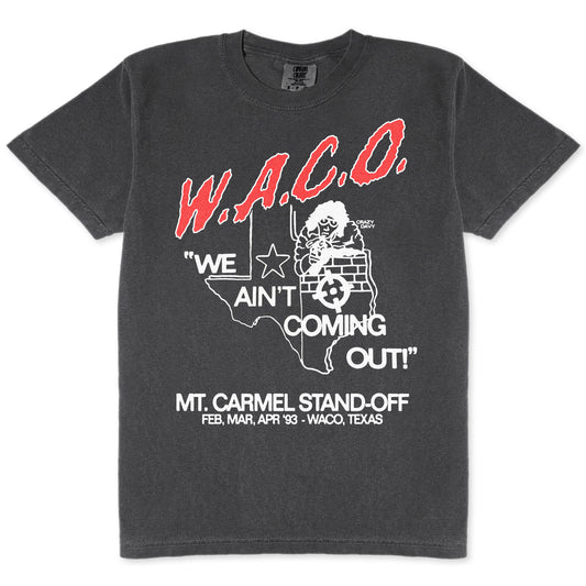 *PRE-ORDER* W.A.C.O. Tee - Washed Black