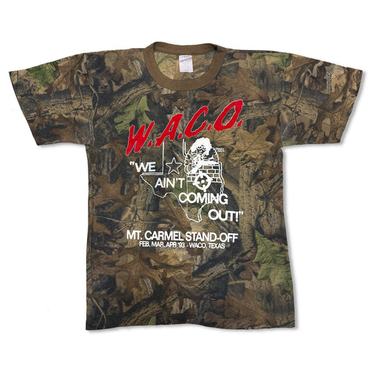 Medium - W.A.C.O. Tee - Vintage Camouflage Blank - 19.5" x 27"