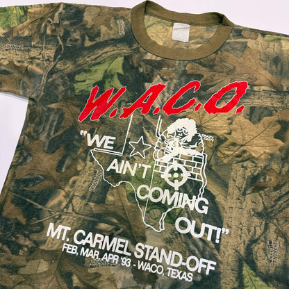 Medium - W.A.C.O. Tee - Vintage Camouflage Blank - 19.5" x 27"
