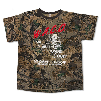 Large - W.A.C.O. Tee - Vintage Camouflage Blank - 22" x 27.5"