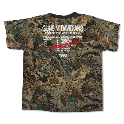 Large - W.A.C.O. Tee - Vintage Camouflage Blank - 22" x 27.5"