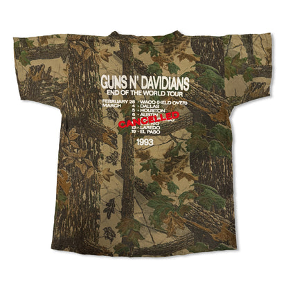 Large - W.A.C.O. Tee - Vintage Camouflage Blank - 22" x 28.5"