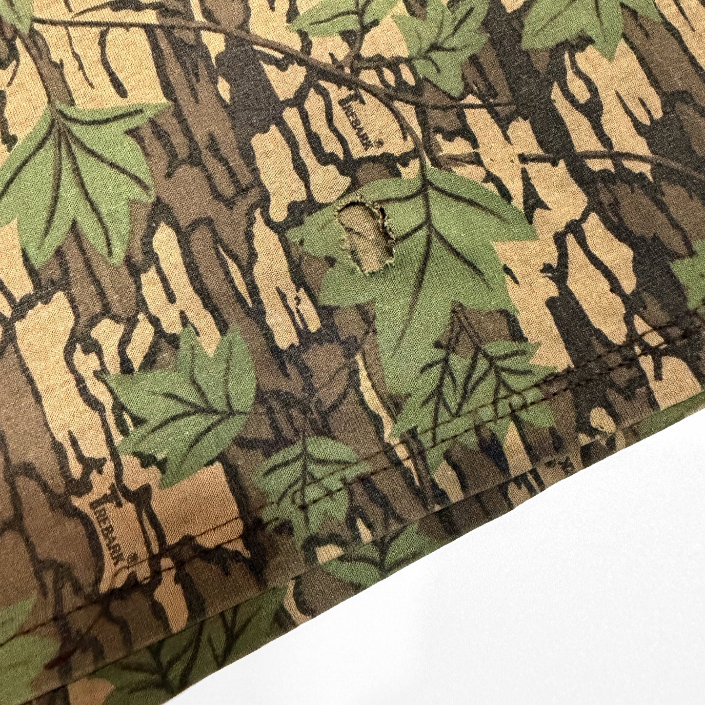 Large - W.A.C.O. Tee - Vintage Camouflage Blank - 22" x 28.75"