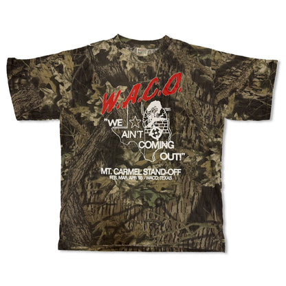 Large - W.A.C.O. Tee - Vintage Camouflage Blank - 23" x 28.5"