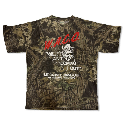 Large - W.A.C.O. Tee - Vintage Camouflage Blank - 23" x 28.5"