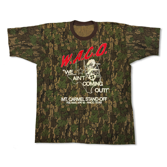 Large - W.A.C.O. Tee - Vintage Camouflage Blank - 23" x 29"