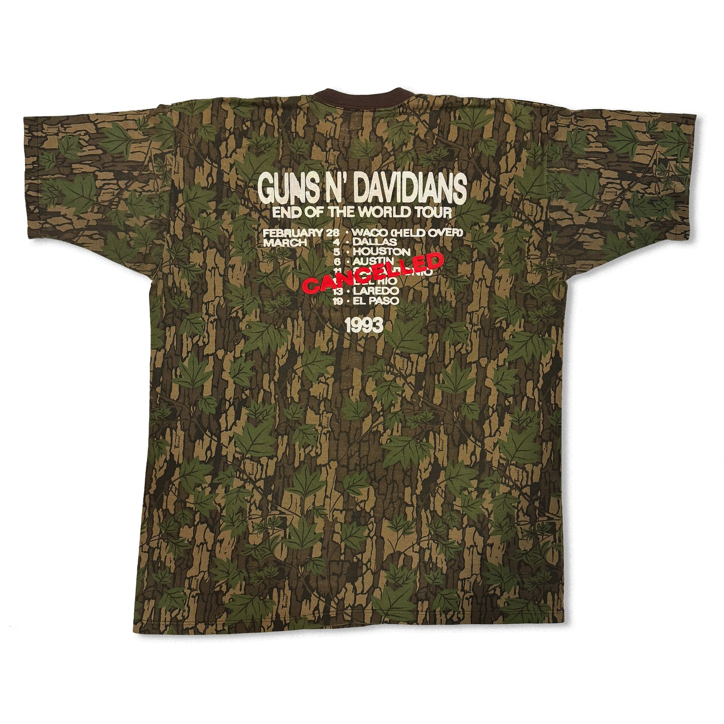 Large - W.A.C.O. Tee - Vintage Camouflage Blank - 23" x 29"
