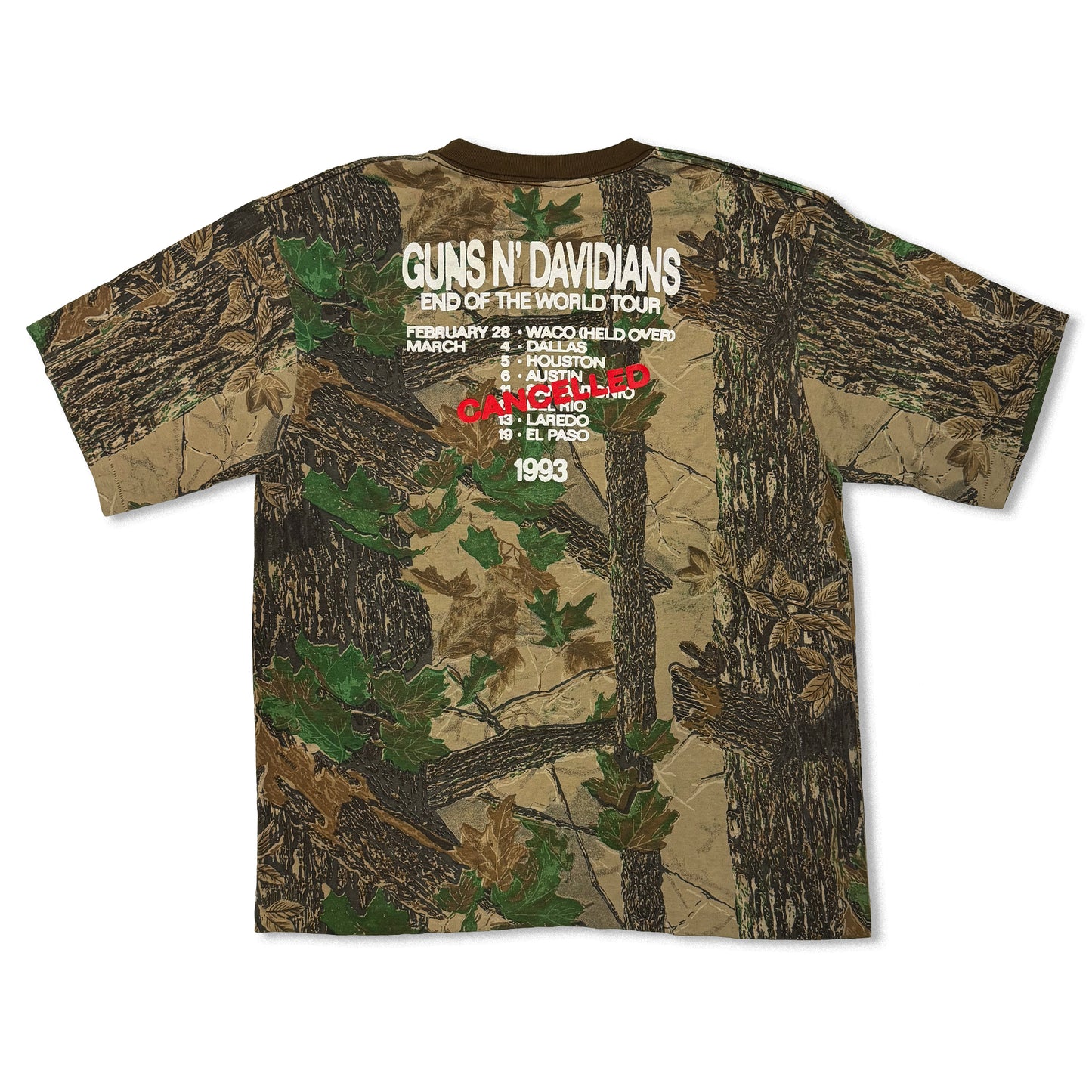 XL - W.A.C.O. Tee - Vintage Camouflage Blank - 24" x 29"