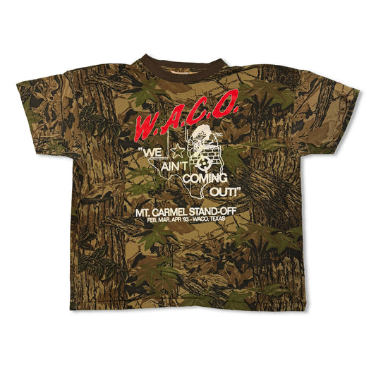 2XL - W.A.C.O. Tee - Vintage Camouflage Blank - 25.5 x 26