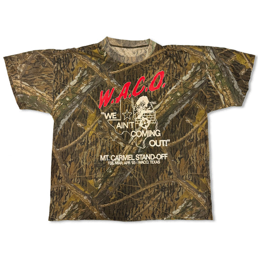 2XL - W.A.C.O. Tee - Vintage Camouflage Blank - 25.5 x 29