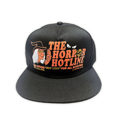 Horror Hotline Shop Hat 002 - Black