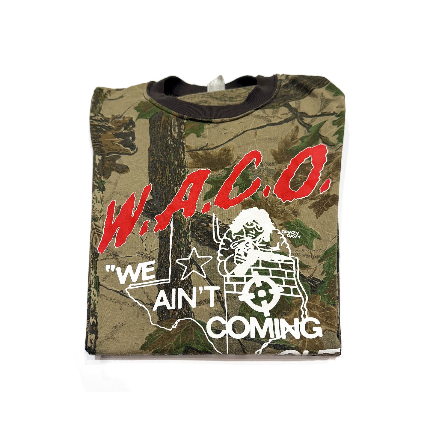 W.A.C.O. Tee - Vintage Camouflage Blank - XL