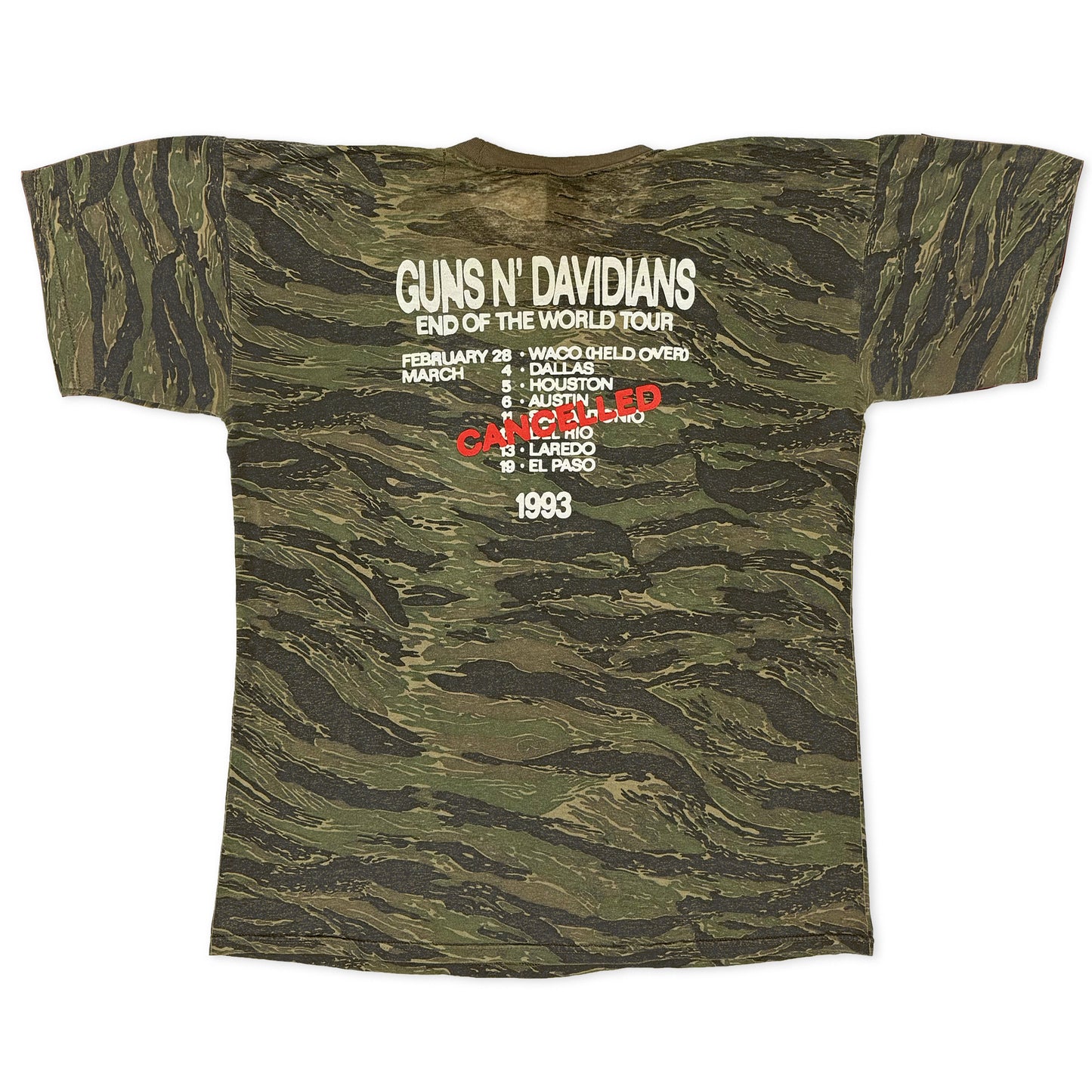 W.A.C.O. Tee - Vintage Camouflage Blank - XL