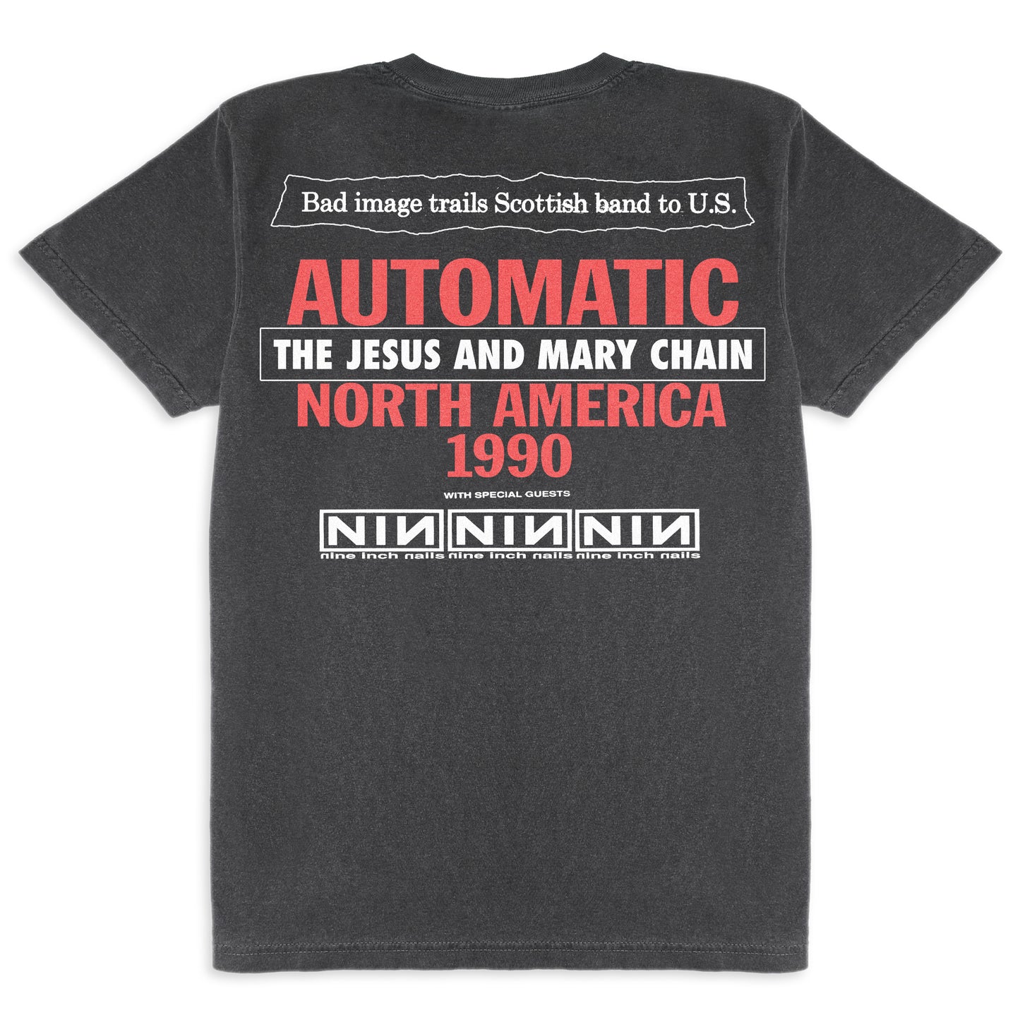 Automatic Tee - Comfort Colors Washed Black