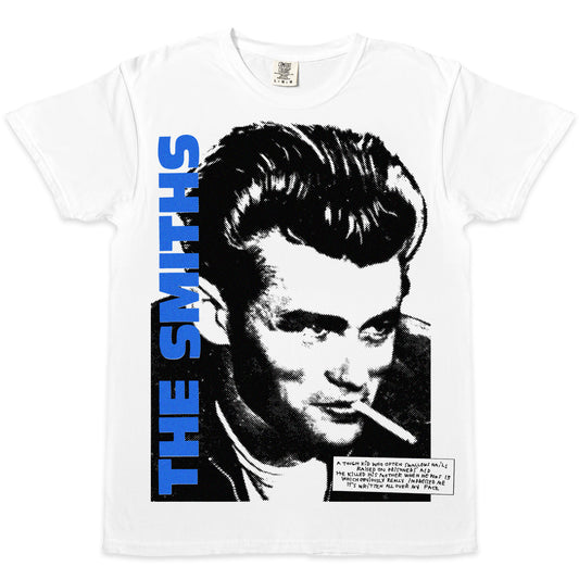 James Dead is Not Dean Jumbo Print Tee - Comfort Colors White