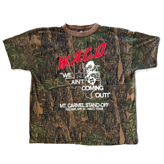 XL - W.A.C.O. Tee - Vintage Camouflage Blank - 23.5" x 25.5"