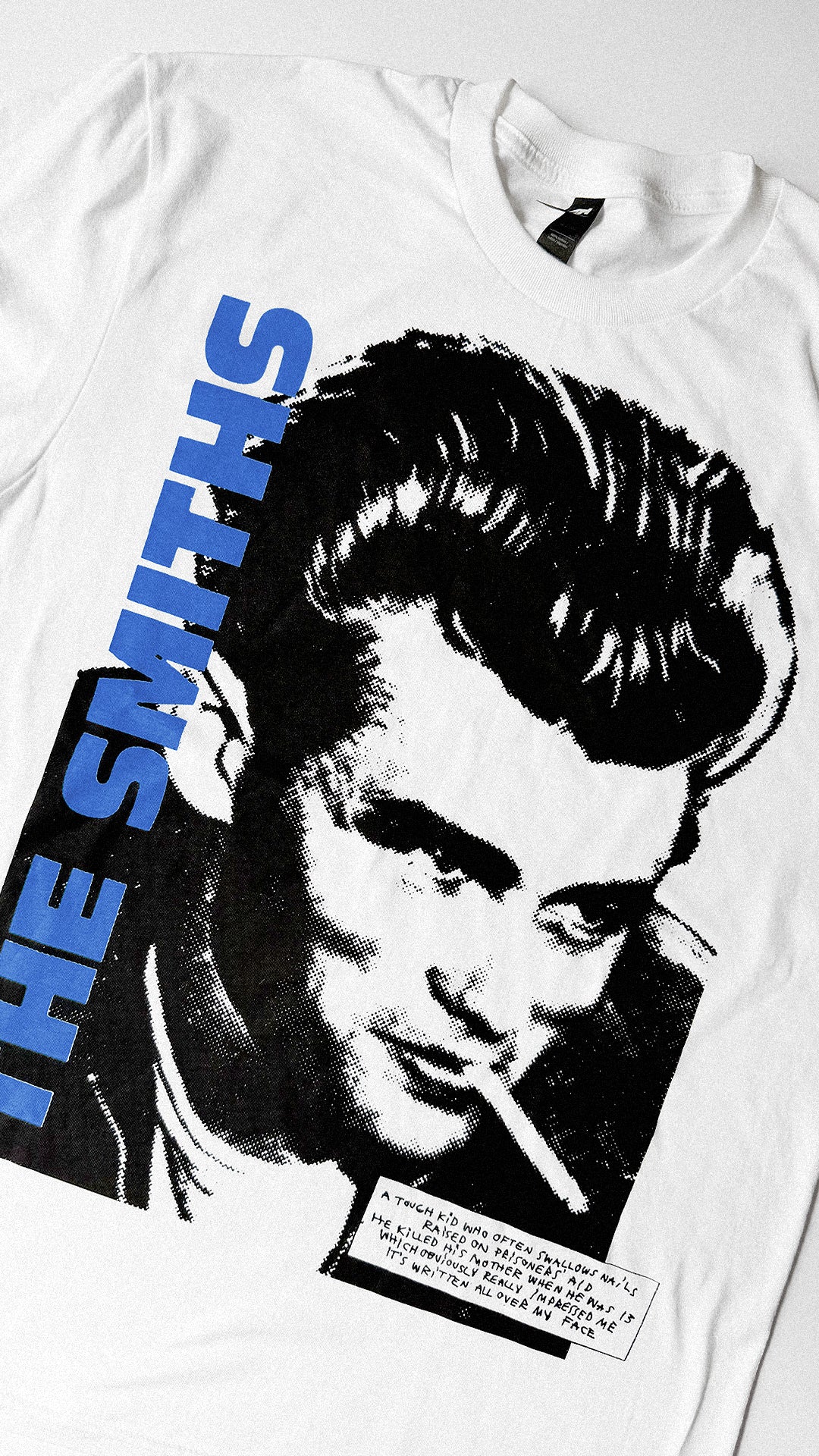 James Dead is Not Dean Jumbo Print Tee - Gildan Heavy Cotton White