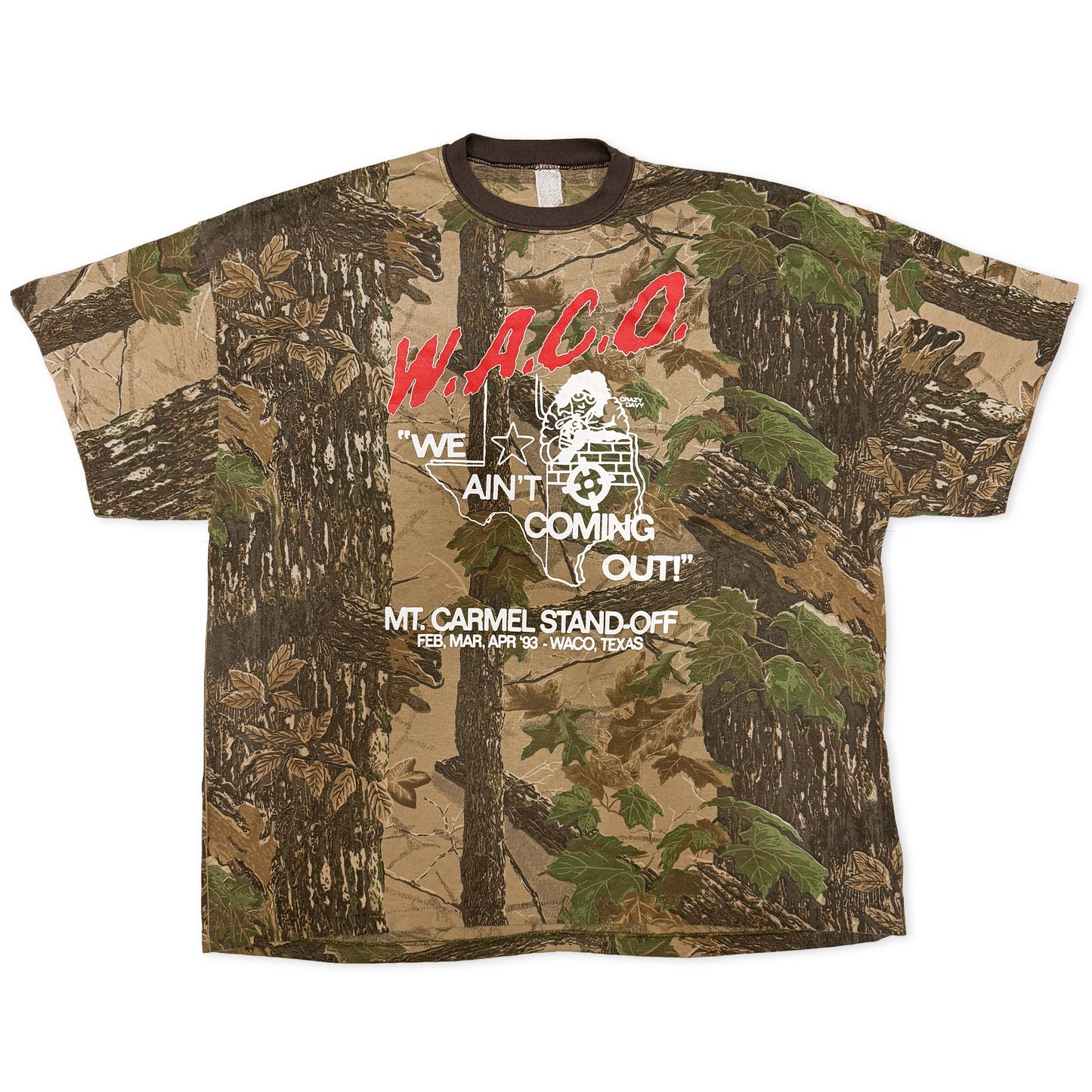 W.A.C.O. Tee - Vintage Camouflage Blank - XL
