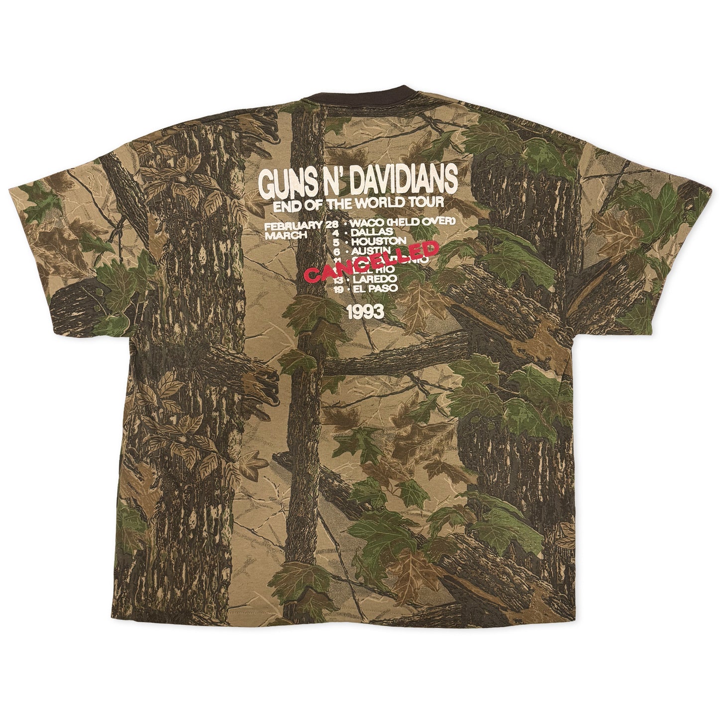 W.A.C.O. Tee - Vintage Camouflage Blank - XL