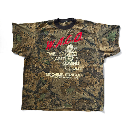 XL - W.A.C.O. Tee - Vintage Camouflage Blank - 24.5" x 27"