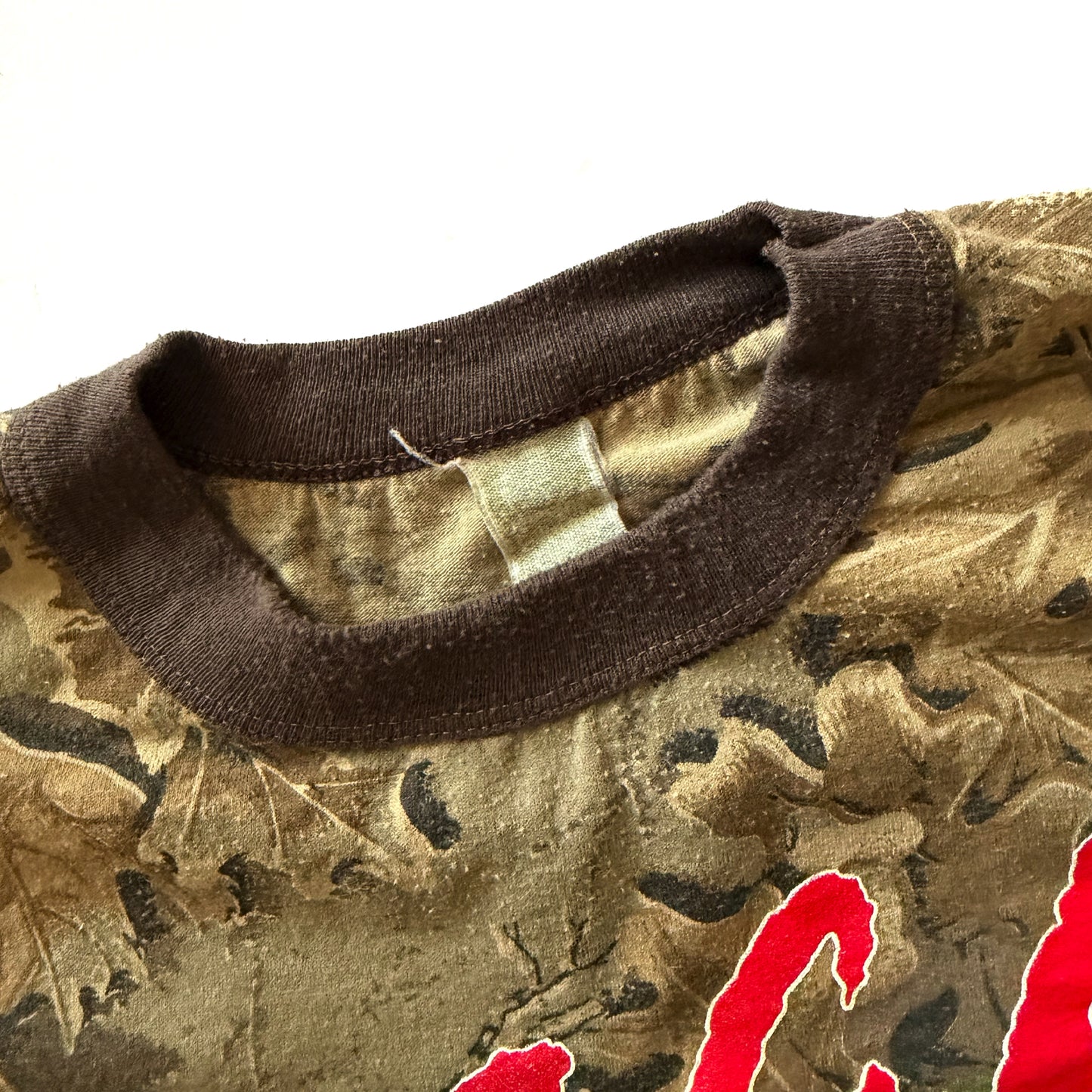 XL - W.A.C.O. Tee - Vintage Camouflage Blank - 24.5" x 27"