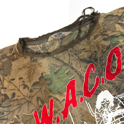 XL - W.A.C.O. Tee - Vintage Camouflage Blank - 24" x 29"